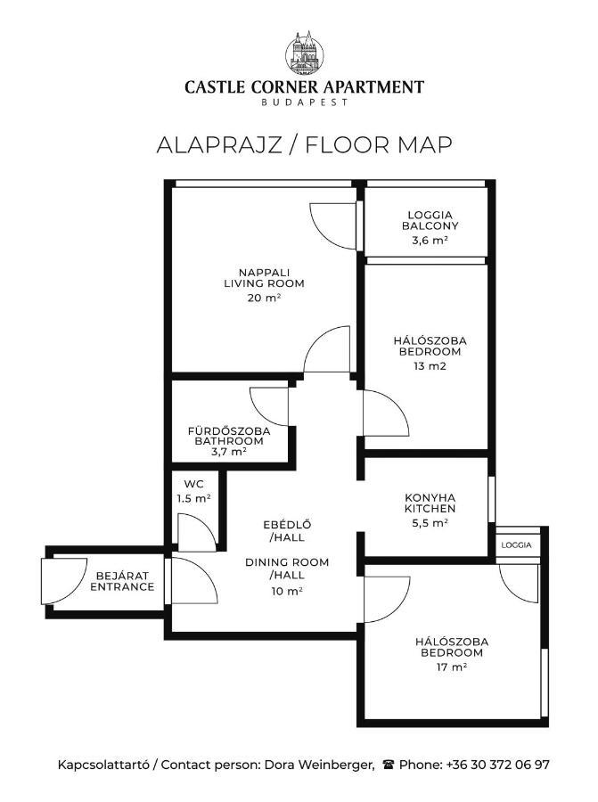Castle Corner Apartment Budapest Luaran gambar